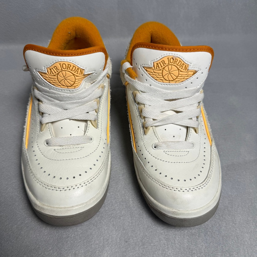 Nike Air Jordan 2 Retro Low Craft Melon Tint White Curry Mens 4.5/4.5Y